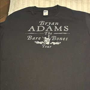 Anvil Black Graphic Tee - Bryan Adams Bare Bones Tour